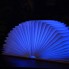 Светильник-книга VHG BL02PU 14,7х10,5х 2см экокожа 5 цветов свечения Foldable Book Lamp Blue