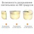 Светильник-книга VHG BL02PU 14,7х10,5х 2см экокожа 5 цветов свечения Foldable Book Lamp Blue