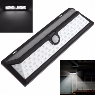 Светодиодный уличный светильник VHG SS-16563 66 LED с солнечной батареей, датчиком движения и пультом ДУ Black
