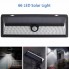 Светодиодный уличный светильник VHG SS-16563 66 LED с солнечной батареей, датчиком движения и пультом ДУ Black