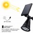 Светодиодный грунтовый светильник VHG V-10B 4 LED на солнечной батарее 3.7V Black