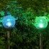 Светодиодный грунтовый светильник VHG KQ-10012 1 LED RGB с солнечной батареей набор 3 шт Black