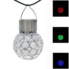 Светодиодный уличный светильник VHG L62C 1 LED RGB с солнечной батареей набор 3 шт Black