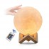 Лампа Луна VinHomeGoods настольный светильник ночник 3D Moon Lamp 12 см с пультом ДУ