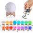 Настольный светильник-ночник Луна VHG Magic 3D Moon Light micro USB 16 см с пультом ДУ