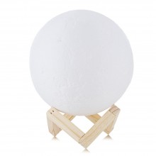 Лампа Луна VinHomeGoods настольный светильник ночник 3D Moon Lamp micro USB 14 см с сенсорным управлением