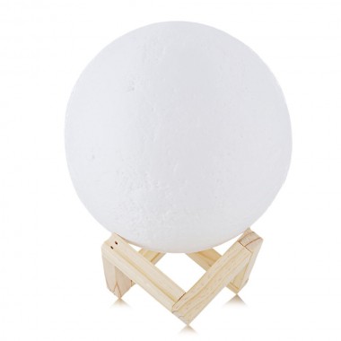 Настольный светильник-ночник Луна VinHomeGoods Magic 3D Moon Light micro USB 18 см с управлением от вибрации