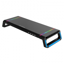 Подставка для монитора VHG T1 с 4 USB-хабами складная, RGB Black