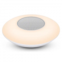 Сенсорний акумуляторний світильник з Bluetooth колонкою, VHG X6  Touch Lamp, Portable Speaker White