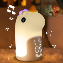 Акумуляторий нічник-годинник VHG D23 силіконовий Єдиноріг Unicorn Series Clock & Lamp, White Акумуляторий нічник-годинник VHG D23 силіконовий Єдиноріг Unicorn Series Clock & Lamp, White