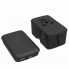 Переходник сетевой для путешествий с Power Bank VHG SL-310B на EU, 3xUSB, 1xMicro USB, 6A Black (SL-309BT)