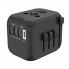 Переходник сетевой для путешествий VHG SL-309BT на EU, 3xUSB, 1xUSB TYPE-C, 6A Black (SL-309BT)