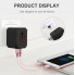 Переходник сетевой для путешествий VHG SL-309BT на EU, 3xUSB, 1xUSB TYPE-C, 6A Black (SL-309BT)