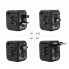 Переходник сетевой для путешествий VHG SL-309BT на EU, 3xUSB, 1xUSB TYPE-C, 6A Black (SL-309BT)