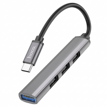 USB-хаб Hoco HB26 4-in-1 Type-C USB-хаб Hoco HB26 4-in-1 Type-C