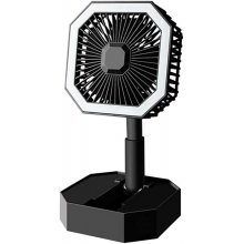 Портативний вентилятор VHG N13 з LED підсвіткою, Black Портативний вентилятор VHG N13 з LED підсвіткою, Black
