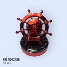 Ароматизатор для автомобіля VHG TK-22 Штурвал на сонячній батареї, Red Ароматизатор для автомобіля VHG TK-22 Штурвал на сонячній батареї, Red