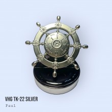 Ароматизатор для автомобіля VHG TK-22 Штурвал на сонячній батареї, Silver Ароматизатор для автомобіля VHG TK-22 Штурвал на сонячній батареї, Silver
