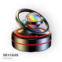 Ароматизатор салону автомобіля VHG X-5 Saturn на сонячній батареї, Black