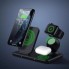 Беспроводная зарядка Qi 4 в 1 VHG IN-WC-257 Wireless 15W I Док-станция для iPhone + iWatch + Airpods + Pencil Black
