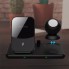 Беспроводная зарядка Qi 4 в 1 VHG IN-WC-257 Wireless 15W I Док-станция для iPhone + iWatch + Airpods + Pencil Black