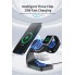 Беспроводная зарядка Qi 4 в 1 VHG LFX-178 Wireless 15W I Док-станция для iPhone + iWatch + Airpods Black