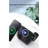 Беспроводная зарядка Qi 4 в 1 VHG LFX-178 Wireless 15W I Док-станция для iPhone + iWatch + Airpods Black