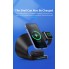Беспроводная зарядка Qi 4 в 1 VHG LFX-178 Wireless 15W I Док-станция для iPhone + iWatch + Airpods Black
