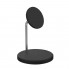 Беспроводная зарядка Qi 2 в 1 VHG IN-WC-58 Wireless 15W I Док-станция для iPhone + Airpods Black