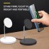 Беспроводная зарядка Qi 2 в 1 VHG IN-WC-58 Wireless 15W I Док-станция для iPhone + Airpods Black