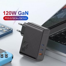 Сетевое зарядное устройство GaN 120W VHG IN-CA-425 Phone Charger Black