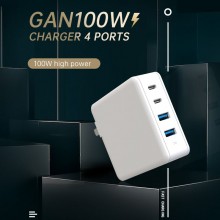 Сетевое зарядное устройство GaN 100W VHG IN-CA-290 Phone Charger Black