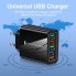 Сетевое зарядное устройство VHG A501-2 QC3.0 5USB Phone Fast Charger Black